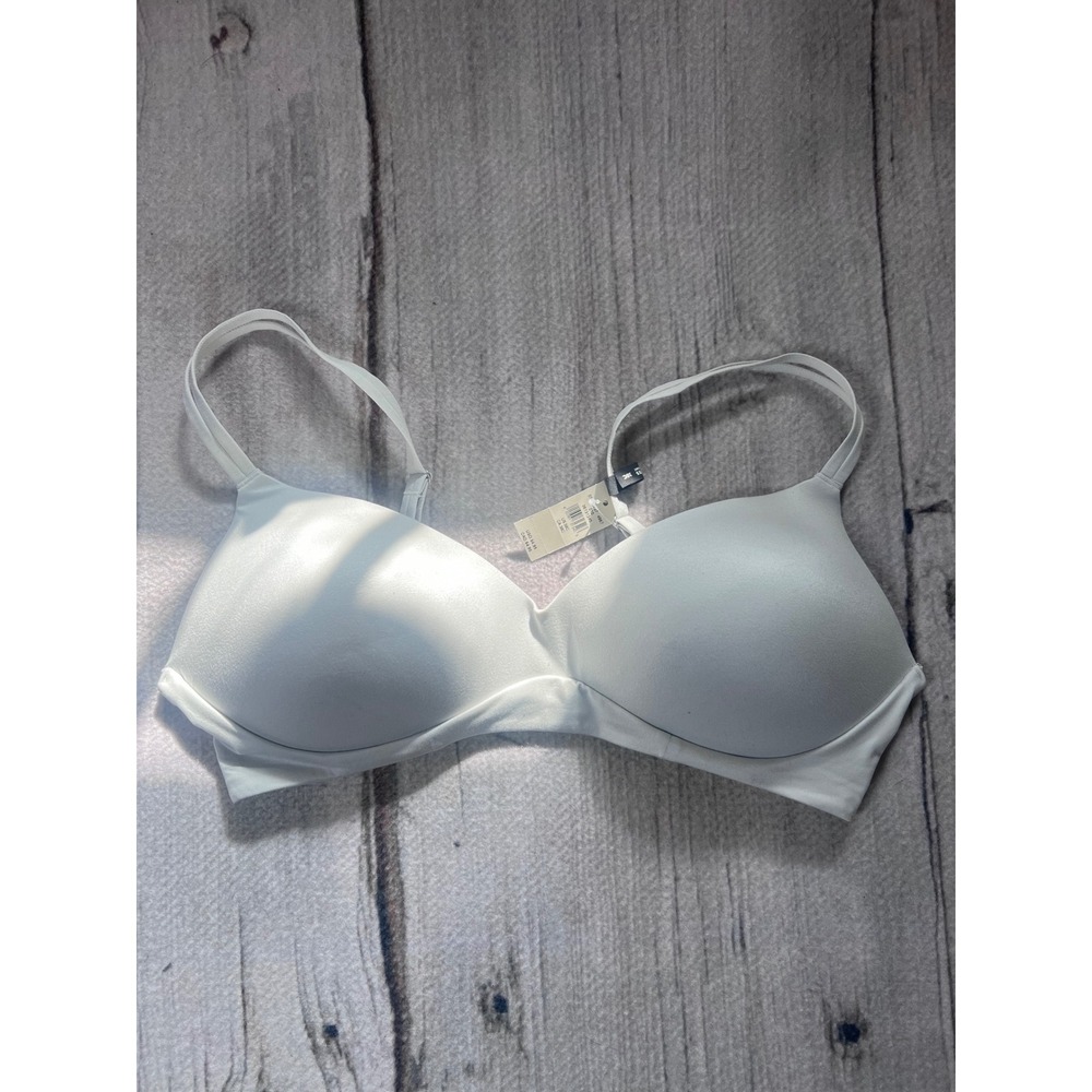 Aerie Wireless Bra Women 38C Light Gray Minimalist Everyday Comfort NWT
